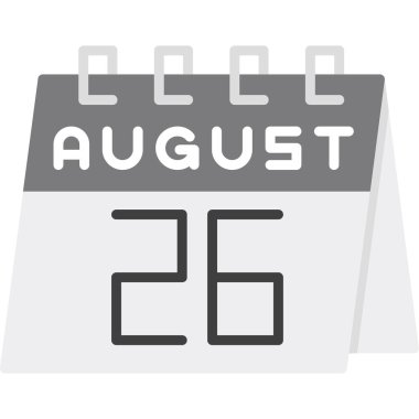 Eylül 20 Düz simge, tek gün, tarih, takvim günü ve takvim ay simgesi