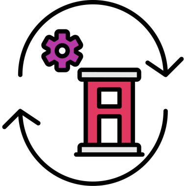 seo modern simgesinin vektör illüstrasyonu