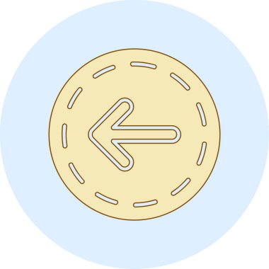 Modern b 'nin vektör illüstrasyonunda yiyecek ikonu yok