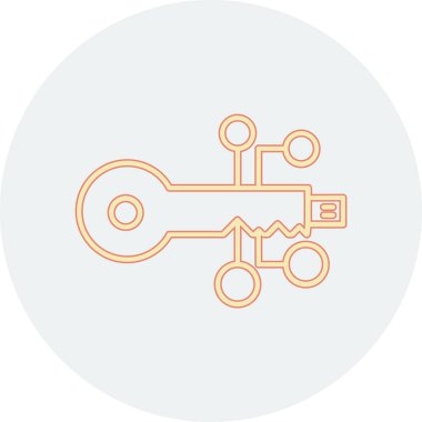 devre kartı simgesi vektör illüstrasyonu