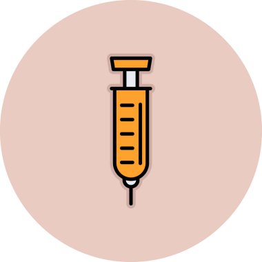 Bir test tüpünün vektör illüstrasyonu