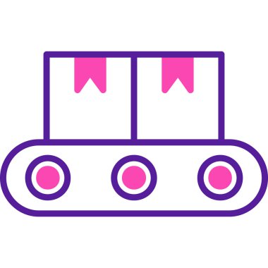 Bir oyuncak simgesinin vektör illüstrasyonu