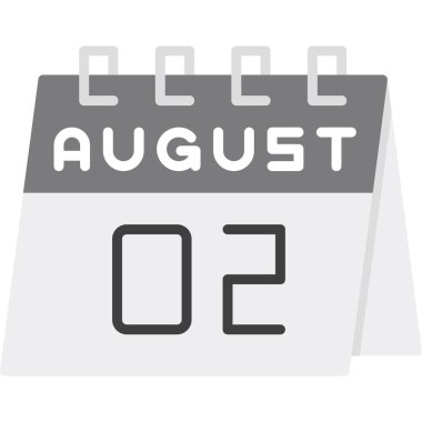 Takvim simgesi. vektör illüstrasyonu