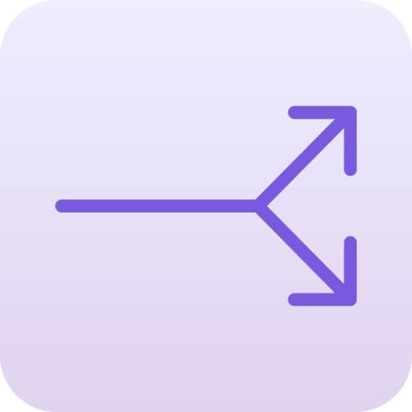 Sağ ok simgesi, vektör illüstrasyon tasarımı