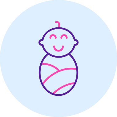 bebek oğlan ikon vektör illüstrasyonu