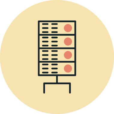 Ağ simgesi. Basit resimleme