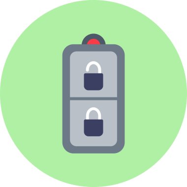 Çanta simgesinin vektör illüstrasyonu