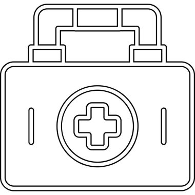 tıbbi yardım çantası simgesi