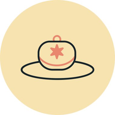 Bir fincanın karikatür simgesinin vektör çizimi