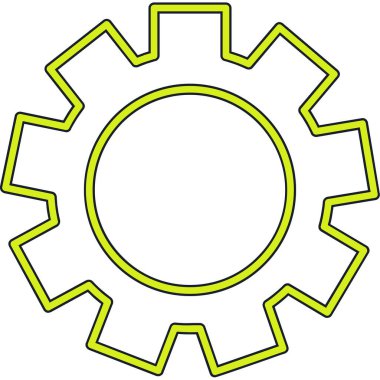 Teçhizat Web simgesi basit illüstrasyon