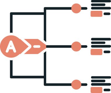 Web simgesi, iş konseptinin vektör illüstrasyonu