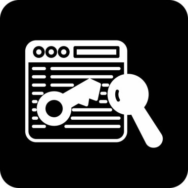 seo modern simgesinin vektör illüstrasyonu