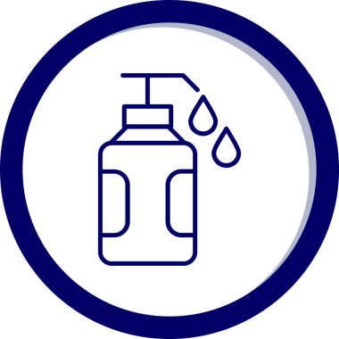 Şişe simgesinin vektör illüstrasyonu