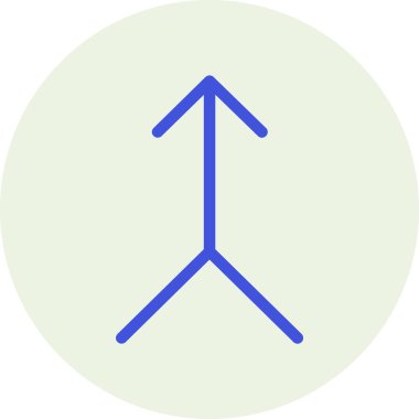 ok simgesi vektör illüstrasyonu