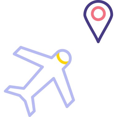 güzergah konum simgesi çizimi