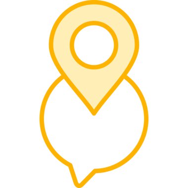 konumu PIN vektör çizim