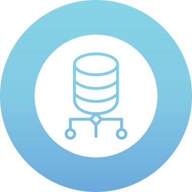 Bir web simgesinin vektör illüstrasyonu