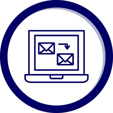 e- posta simgesi, vektör illüstrasyonu