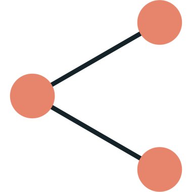 ağ bağlantı simgesi. Web için bağlantı vektör simgelerinin özet çizimi