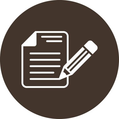 Belge simgesinin vektör illüstrasyonu