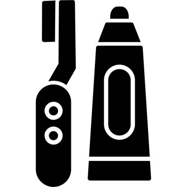 Saç kurutma makinesi ikonu. Saç kurutma makinesinin vektör çizimi