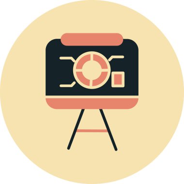 Fotoğraf makinesi simgesi. Web için fotoğraf makinesi vektör simgelerinin basit illüstrasyonu