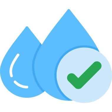 su damlası vektör simgesi