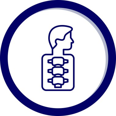 Sakal simgesi olan bir adamın vektör çizimi