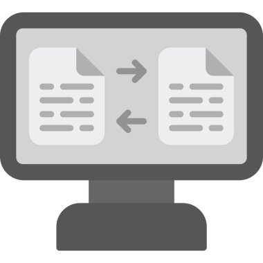 Dosya simgesi. vektör çizim