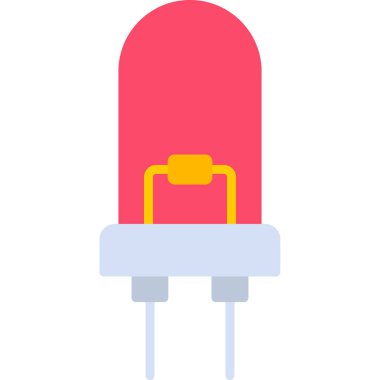 Mikrofon. Web simgesi basit illüstrasyon