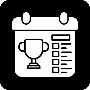 Ödülü Kupası vektör simgesi