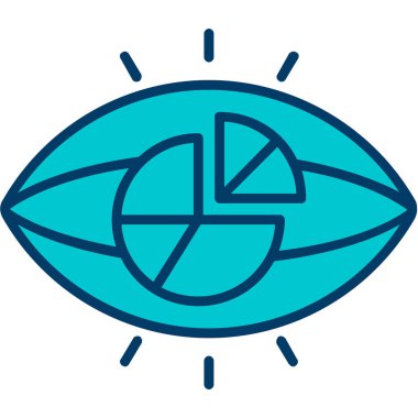 Modern bir simgenin vektör illüstrasyonu