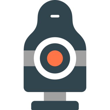 Kamera. Web simgesi basit illüstrasyon