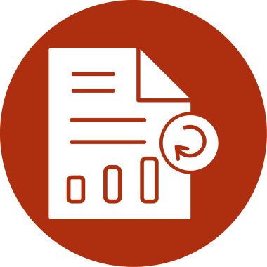 Belge. Web simgesi basit illüstrasyon