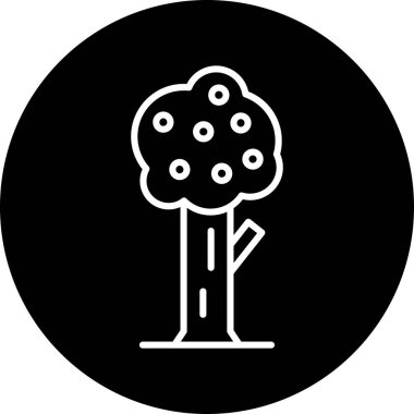 Ağaç vektörü illüstrasyonu