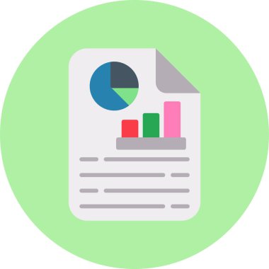 iş raporu vektör simgesi düzenlenebilir