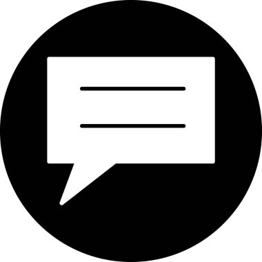 kabarcık sohbet yorum simgesi