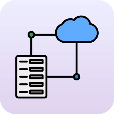 cloud computing vector icon design