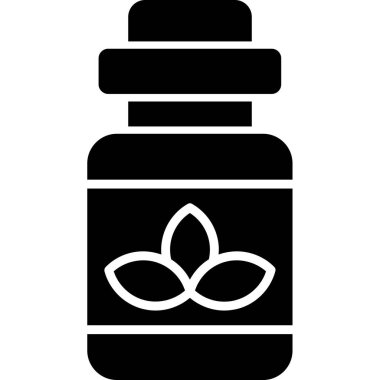 Bir kavanoz hapın vektör çizimi