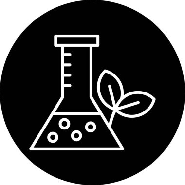 Bitkili bir mataranın vektör çizimi