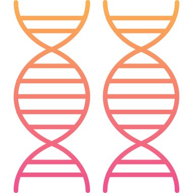 DNA molekülü kutsal kişilerin resmi, vektör çizim