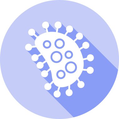 Virüs. Web simgesi basit tasarım