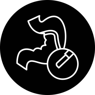 Tek bir simgenin vektör illüstrasyonu