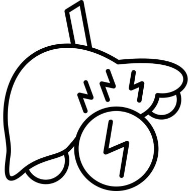 enerji elektrik enerji simgesi