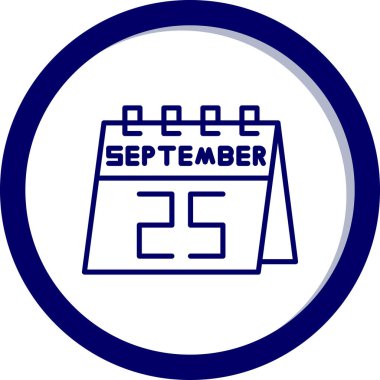 Bir takvim simgesi üzerinde 23 Eylül