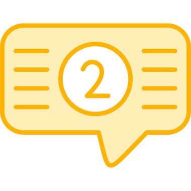 Konuş. Web simgesi basit illüstrasyon