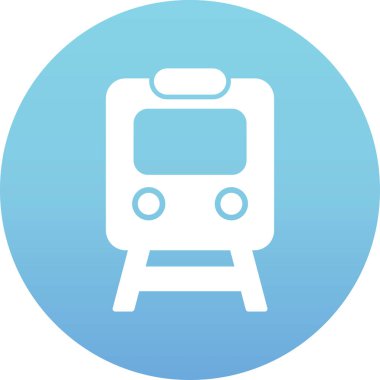 Tren simgesi. Tren vektör simgesi web tasarımı için basit örnek