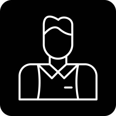 man simgesi vektör illüstrasyonu