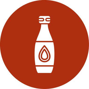 Bir içecek simgesinin vektör illüstrasyonu