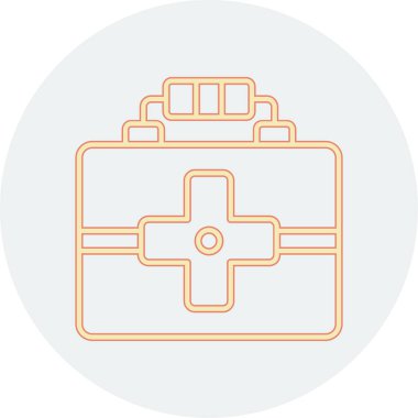 Modern tıbbi vakanın vektör illüstrasyonu